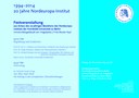20 Jahre NI Plakat Festveranstaltung 