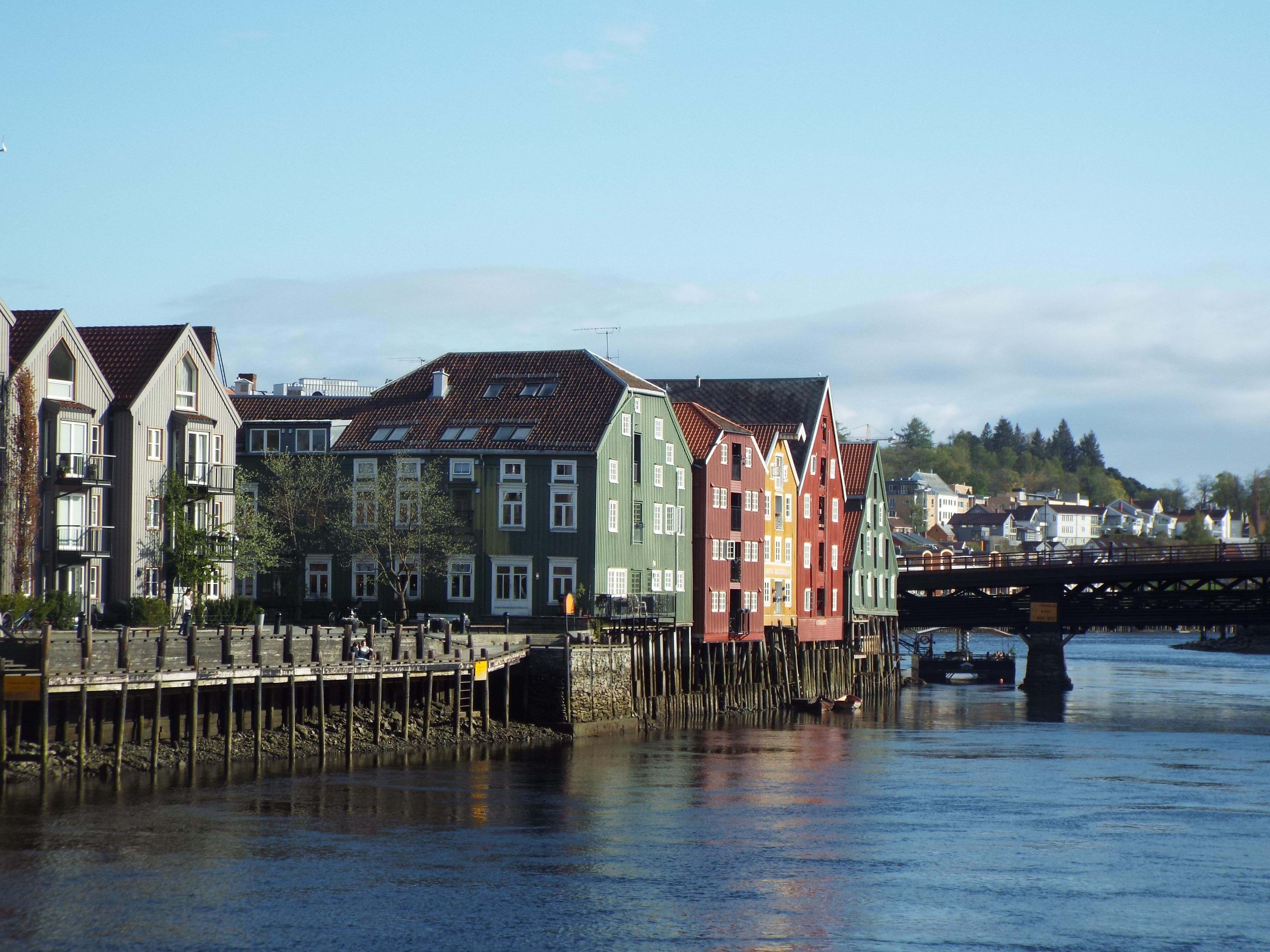 Foto: Bryggen in Trondheim, Frederik Witte