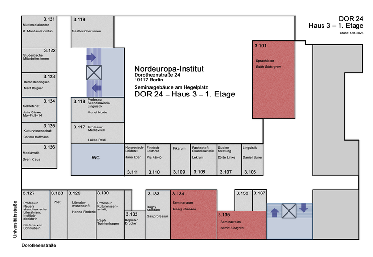 Grafik: 1. Etage - Dorotheenstraße 24, 10117 Berlin