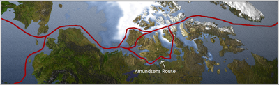 Foto: Amundsen Rute 